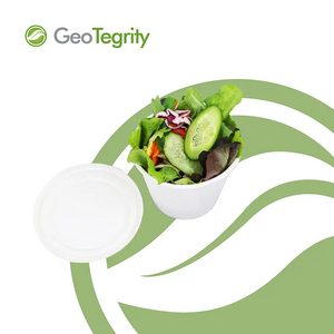 可生物降解一次性纸盘餐厅晚宴食品级甘蔗渣纸盘食品 16 盎司（425 毫升）碗