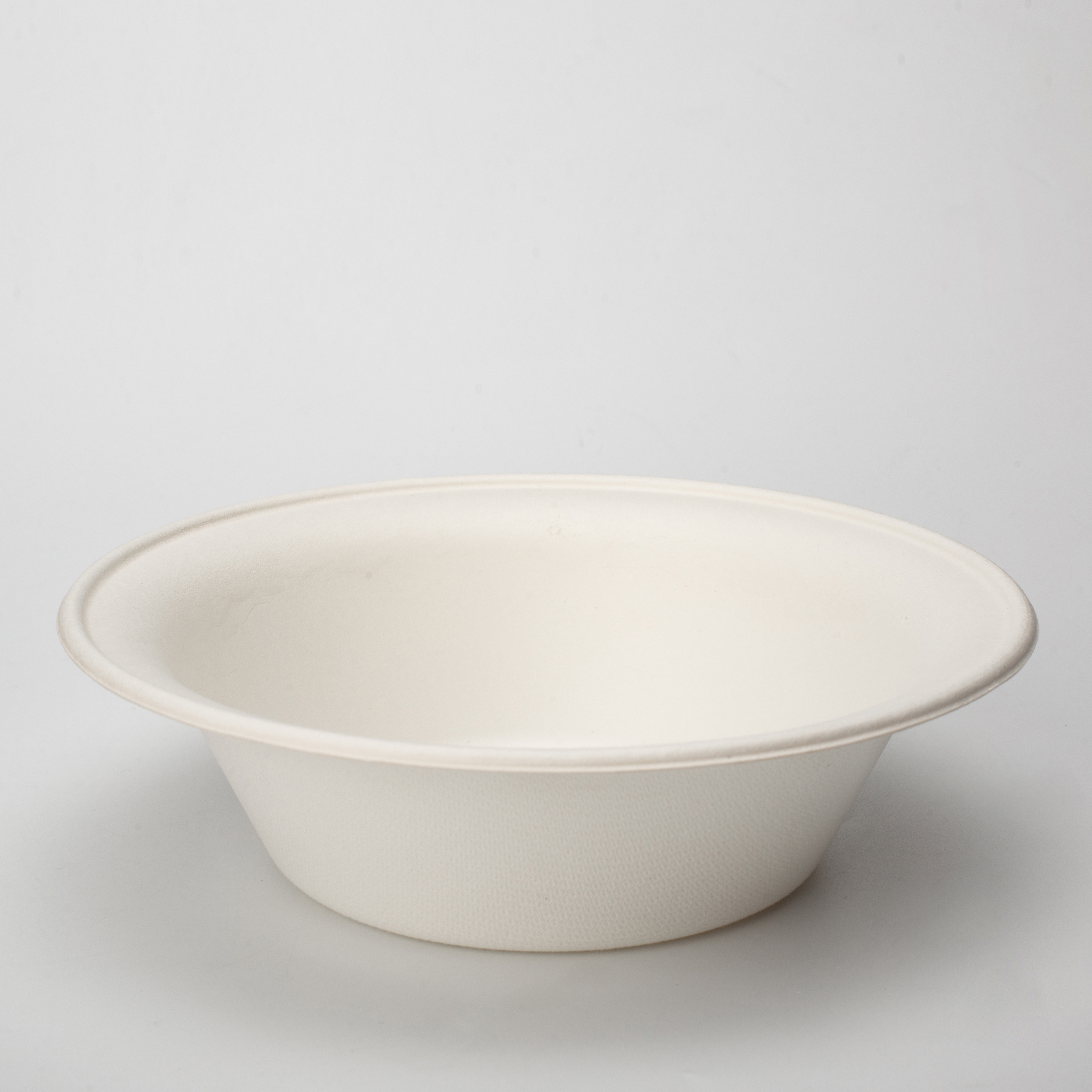 环保可生物降解模制纸浆甘蔗渣一次性食品容器沙拉碗甘蔗外卖 32 盎司（950 毫升）带盖碗