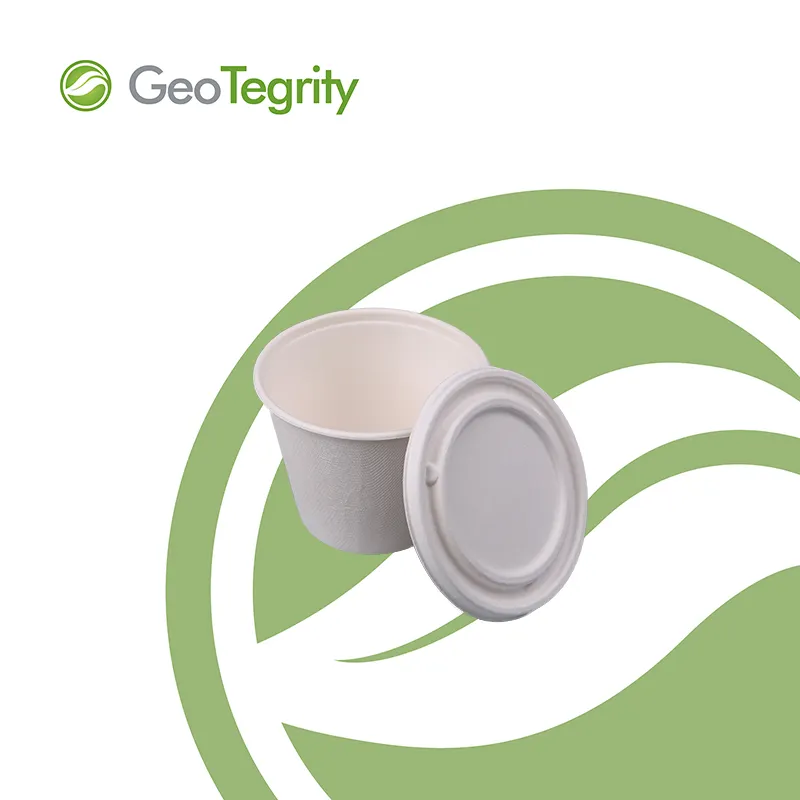 可生物降解一次性盒外卖环保 16 盎司甘蔗渣纸浆食品包装沙拉碗容器带盖