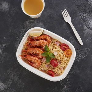 一次性甘蔗渣纤维可生物降解碗外卖纸浆食品容器太空派对旅行厨房露营