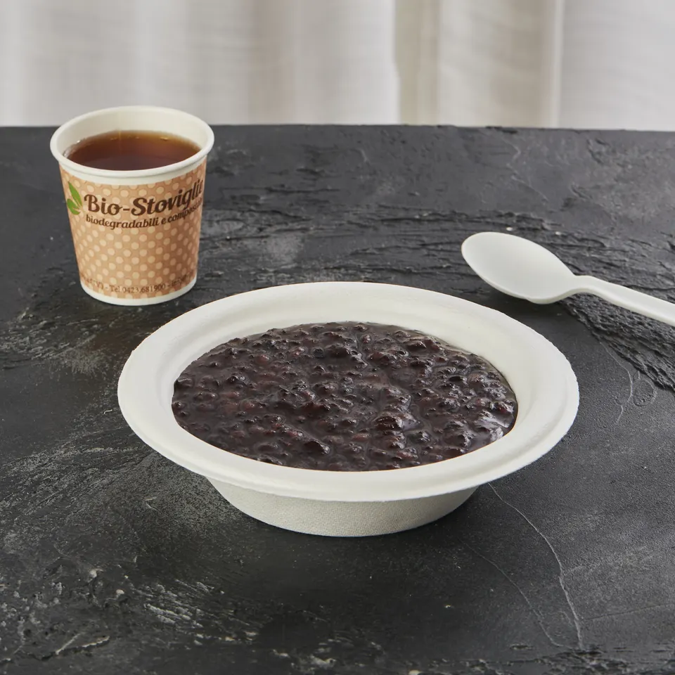 可堆肥一次性可生物降解甘蔗 12 盎司（350 毫升）汤沙拉碗甘蔗渣食品容器