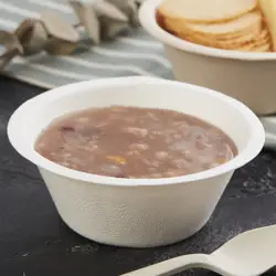 环保一次性 9 盎司（250 毫升）碗可生物降解甘蔗渣可堆肥纸拉面沙拉食品容器