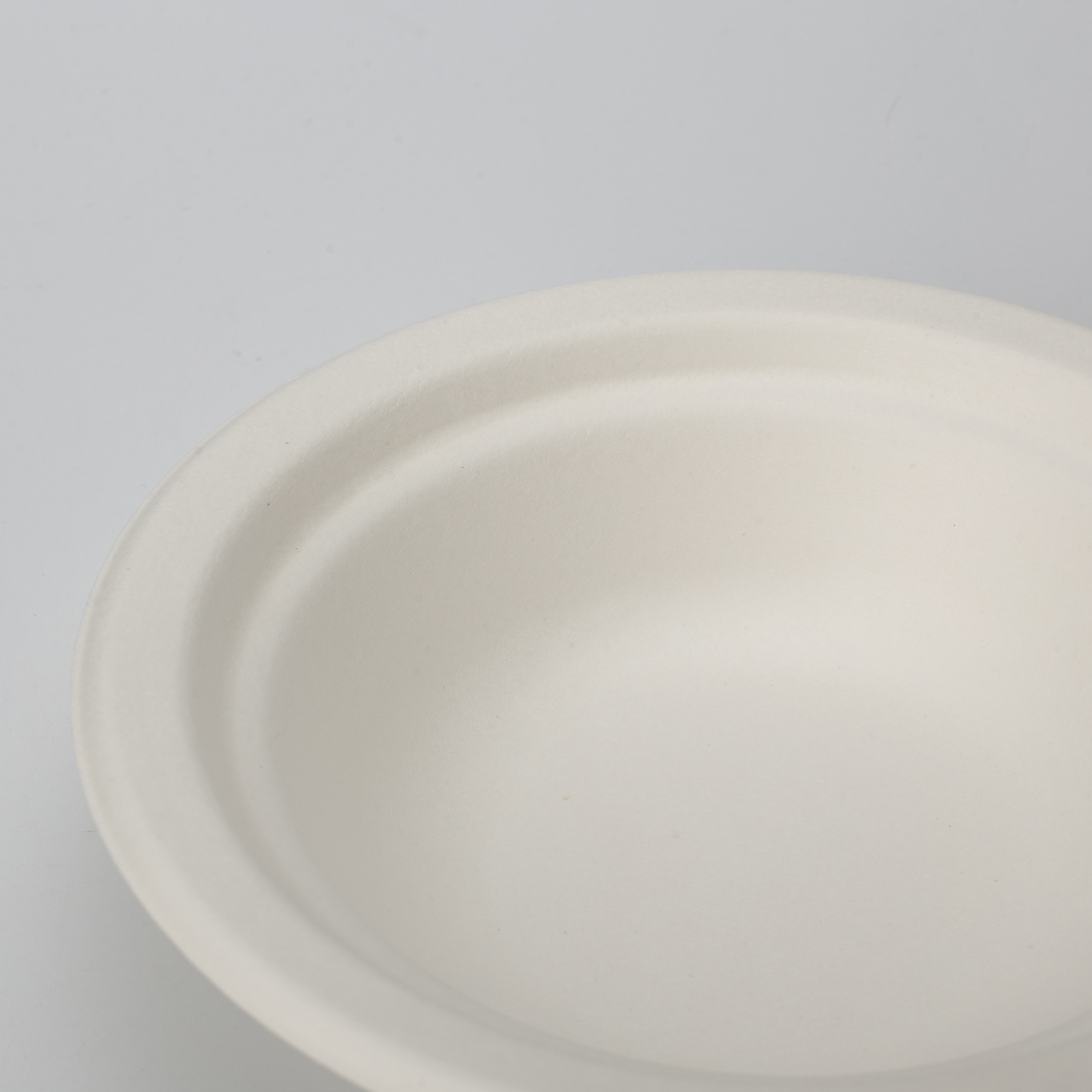 100% 可生物降解环保高品质一次性甘蔗渣纤维浆纸 11 盎司（300 毫升）汤/沙拉碗