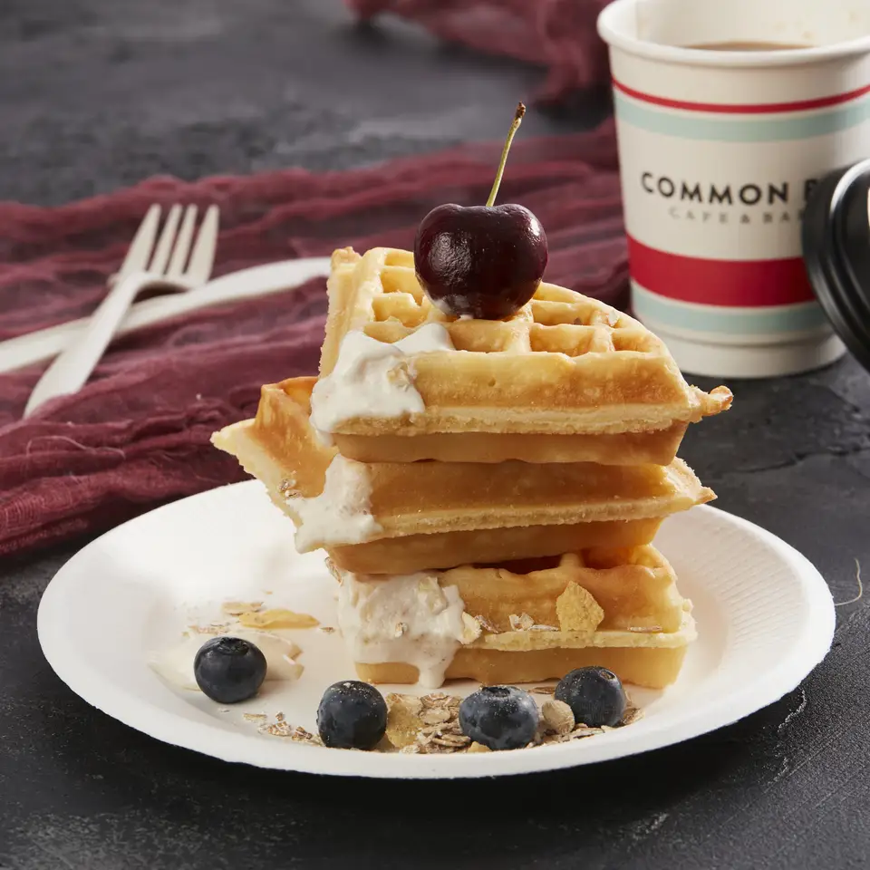 工厂餐具一次性可生物降解7英寸罗纹盘甘蔗渣圆盘甘蔗渣纸浆模具