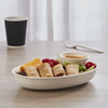 批发纸浆沙拉碗午餐盒可生物降解一次性纸浆餐厅沙拉外卖26盎司椭圆形碗